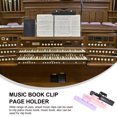 thumbnail image 3 of Raindrops 3Pcs Plastic Sheet Music Clips for Piano Music Books Portable and Easy to Use Assorted Colors, 3 of 8