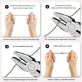 thumbnail image 4 of Ceiling Fan Chain Pulls Decorative Extension 12 Inches White Color Wooden Pull Chain Fan Pulls Set Ornaments for Ceiling Light Lamp Fan Chain (Nickel) 8 Pcs White, 4 of 5