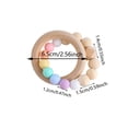 thumbnail image 2 of Arts Crafts DIY Toys Teething Beads Candy Silicone Crib Accessories for Baby Rattle Safe Teether Chain, 2 of 7