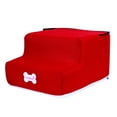thumbnail image 2 of Walbest Pet Ladder 2 Tiers, 7.87" High, Non-Slip Dog Stairs, Dog Ramp, Soft Foam Dog Ladder, Best for Dogs Injured, Older Cats, Pets with Joint Pain, Suitable for Low Sofas, Stairs, Lower place, 2 of 7