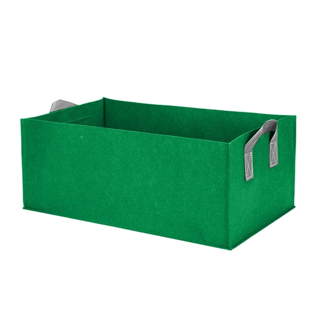Tela de Cama de Jardín Elevada Cama de Jardín Elevada Bolsa de Contenedor de Plantación Transpirable Rectangular Tela de Cama de Jardín Elevada