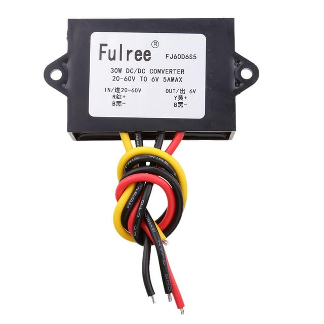 20V-60V Baje A 6V 5A 30W Módulo Regulador Del Convertidor De Voltaje Del Automóvil Zulema Convertidor reductor de CC CC