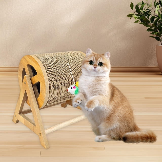 BELOVING Cat Scratching Board Indoor Cats Convenient Stylish Gift Furniture Protector L