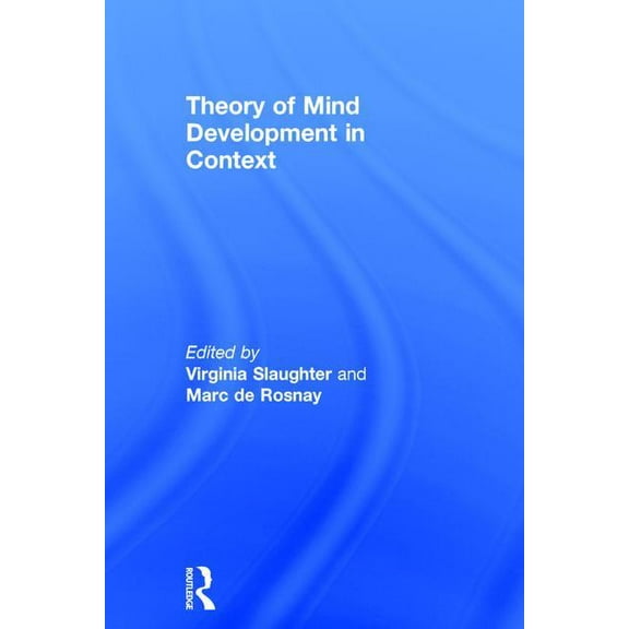 Theory of Mind Development in Context, (Hardcover)