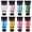 Iridescent Colors, variant on AUREUO Metallic Acrylic Paint Set - 8 Essential Colors 0.71 fl oz / 21ml Tubes Gold Silver Art Paints for Crafts Decor Rich Pigments Non-Toxic Painting Supplies for Artists
