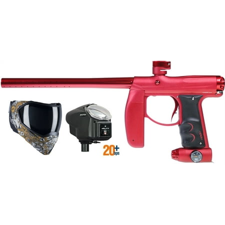 Brand New Original Empire Axe Paintball Gun/Marker - Red w/ Limited Edition EVS MASK + Halo 2 (Best Empire Axe Upgrades)