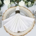 thumbnail image 2 of Efavormart Pack of 5 Premium White 20" x 20" Washable Cotton Napkins Great for Wedding Party Restaurant Dinner Parties, 2 of 7