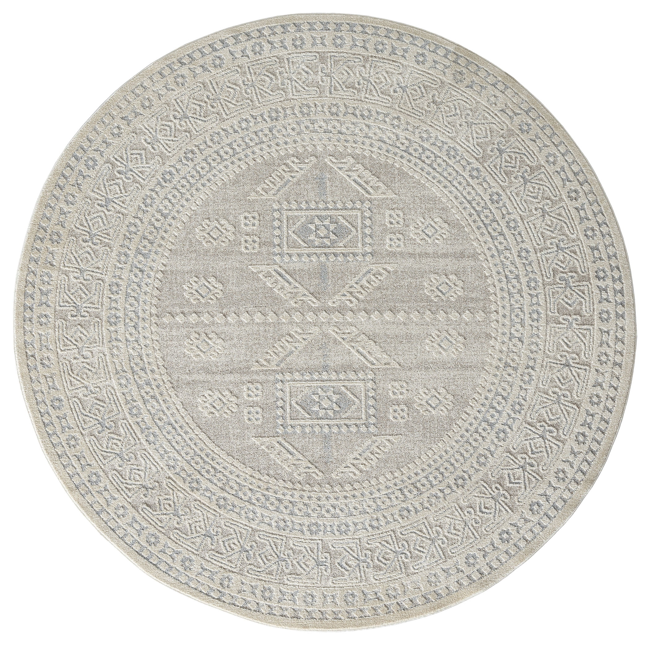 United Weavers of America Milana Border Area Rugs, 7' 11" x 7' 11"