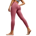 thumbnail image 2 of ATENAR Leggings for Women,Leggings for Women Tummy Control,Solid,Casual,Soft,Stretch Fabric,Pink,M, 2 of 7