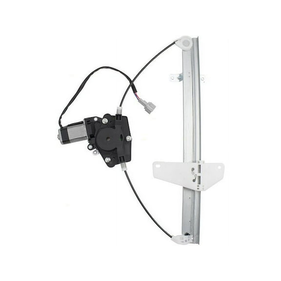 Rear Left Power Window Regulator and Motor Assembly - Compatible with 2004 - 2008 Nissan Maxima SL FWD Sedan 4-Door 3.5L V6 Naturally Aspirated DOHC GAS 2005 2006 2007