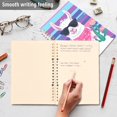 thumbnail image 5 of Haosy Alpaca Holding Cactus Notebooks 2 Pcs 1-subject Journal 60 Sheets A5 College Ruled Paper Detachable Ring 8.3"x5.7", 5 of 8