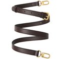 thumbnail image 1 of RICLVS Sangle Bandoulière en Cuir Véritable Réglable pour Sac à Main (Café), 1 of 4
