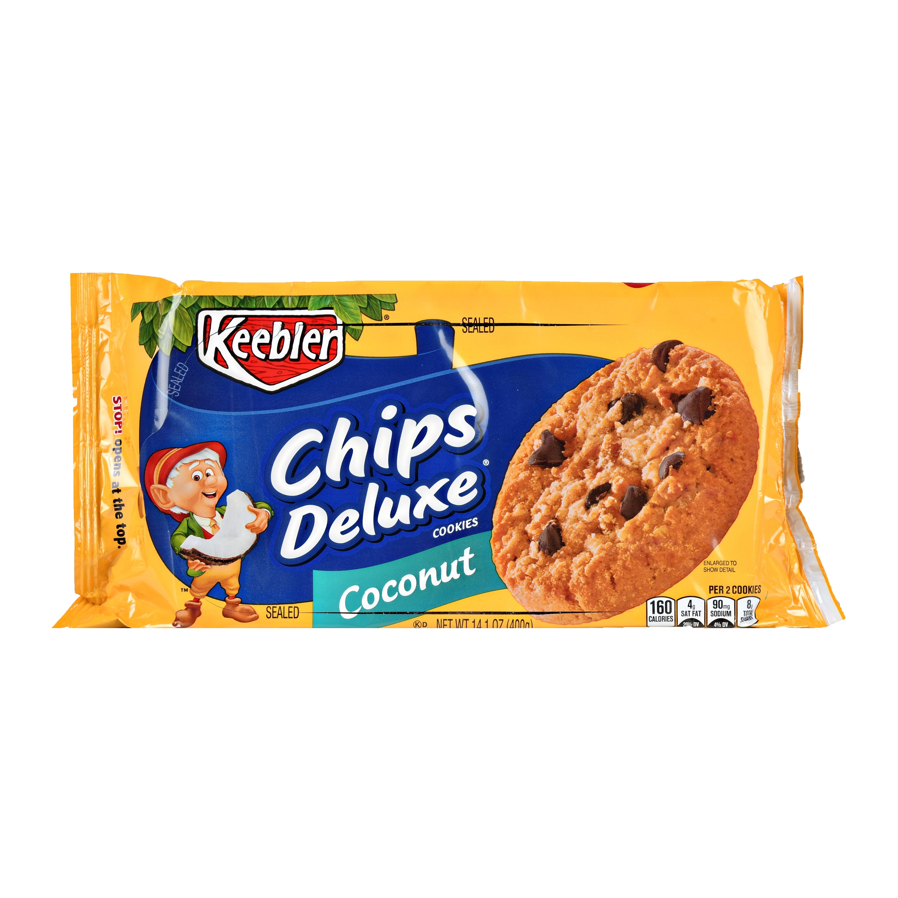 Keebler Chips Deluxe Coconut Cookies 14 1oz Walmart Com Walmart Com