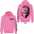 thumbnail image 1 of Machine Gun Kelly Unisex Pullover Hoodie Sweatshirt Pink Face (Back Print, Sleeve Print), 1 of 3