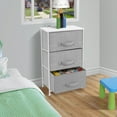 thumbnail image 4 of Sorbus 3 Drawers Chest Dresser - White, 4 of 7
