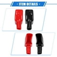 thumbnail image 5 of 3 Pair Battery Terminal Insulation Covers 37mm Length 7mm 0.28" Car Battery Post Cap for Motorcycle, 5 of 6
