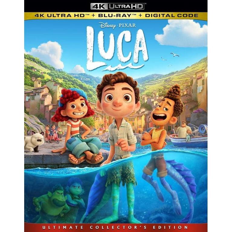 Disney's Luca (4K Ultra HD + Blu-ray + Digital Code) Boxed Set