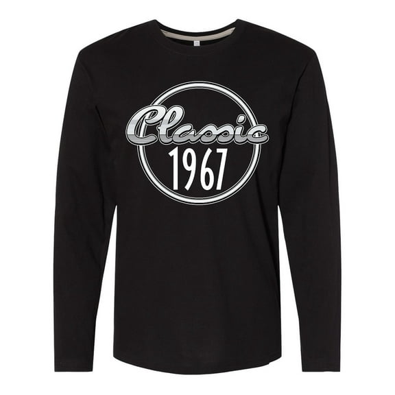 Inktastic Classic 1967 Birth Year Long Sleeve T-Shirt