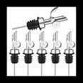 thumbnail image 1 of 6 Piezas De Vertedores De De Licor De Acero Inoxidable Con Peso, Dispensador AutomáTico De , Vertedor De Alcohol BalsáMico (Plata), 1 of 7