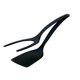 thumbnail image 1 of Silicone Spatula Frying Egg Clip Flip Spatula (black) (1pcs), 1 of 4
