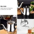 thumbnail image 3 of Stainless Steel Oil Filter Pot, Bacon Grease Container with Strainer and Spout, Reusable Filtering Oil Pot for Bacon Grease, Stainless Steel Filtering Oil Pot for Home Kitchen Cooking (48 oz), 3 of 10