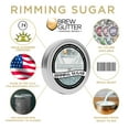thumbnail image 3 of Brew Glitter - Light Silver Cocktail Rimming Sugar - 4oz, Bar Tin, 3 of 10