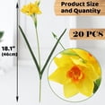 thumbnail image 2 of Artificial Daffodils Flowers Bulk Narcissus Yellow Spring Flower Fake Silk Flower Arrangement for Home Wedding Decor (, Yellow), 2 of 5