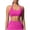X178-Hot Pink, variant on Neewe Women's Seamless Sports Bra Knitted Yoga Suit Gathering Breathable Workout Gym Tank Top for Women-Coffee S