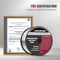 thumbnail image 6 of ARCCAPTAIN Stainless Steel MIG Solid Wire ER308L, 030-Diameter 2-Pound Stainless Steel Wire with Low Splatter Compatible With Lincoln Miller Forney Harbor MIG Welder, 6 of 6