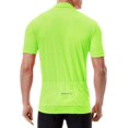 thumbnail image 2 of Spotti Men's Cycling Bike Jersey Short Sleeve with 3 Rear Pockets- Moisture Wicking, Breathable, Quick Dry Biking Shirt Large Hi-viz Yellow, 2 of 6