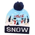 thumbnail image 3 of Gorro de Navidad para la nieve para adultos y niños, gorro de suéter, gorro de Navidad, gorro para celebración, suministros para regalos de fiesta en Yinane Gorro de invierno, 3 of 7