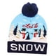 thumbnail image 3 of Gorro de Navidad, Gorro de Punto navideño LED con Luces, Gorro de Papá Noel Suave, Gorro de suéter, Gorro de suéter para Regalos de Fiesta de año Nuev NIEVE, 3 of 7