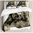thumbnail image 3 of Ambesonne Sloth Duvet Cover Set, 3 of 3