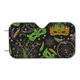 thumbnail image 7 of Balery Carnival Mardi Gras3 Print Car Windshield Sun Shade,Windshield Sunshade for Car Pickup Truck SUV Accessories-Medium, 7 of 7