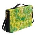thumbnail image 2 of ZUXONGSY St.Patrick's Day Green Speckled Clover Print Leather Bible Case for Men Women Large Bible Protector with Shoulder Strap Lightweight Bible Accessories for Daily Use Christian Gift, -M, 2 of 7