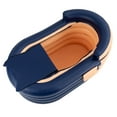 thumbnail image 3 of Dwellnix PVC Portable Inflatable Adult Blow Up Bathtub Bath Tub Travel Spa Warm Folding, 3 of 8