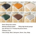 thumbnail image 3 of 1/4 Pack Chair Cushions for Dining Chairs with Ties, U-Shape Comfortable Kitchen Chair Pads, Anti-Slip Seat Cushions, 3 of 7