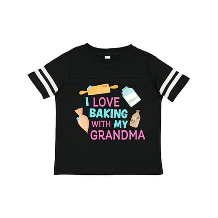 

Inktastic I Love Baking with My Grandma Gift Toddler Toddler Girl T-Shirt