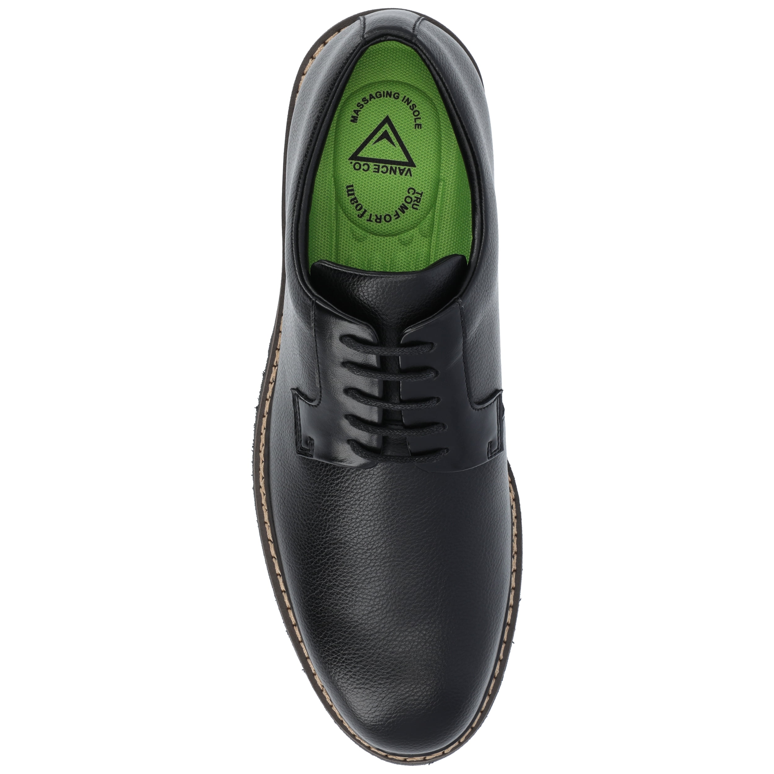 Vance Mens Martin Plain Toe Lace-up Derby