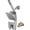 Brushed Nickel, variant on Black Shower  and Handle Set, Shower Faucet Set  Shower Heads with Handheld  Combo,  Metal 6"  Shower  Combo and 3-Way Diverter, Black Shower Faucet Set with Valve