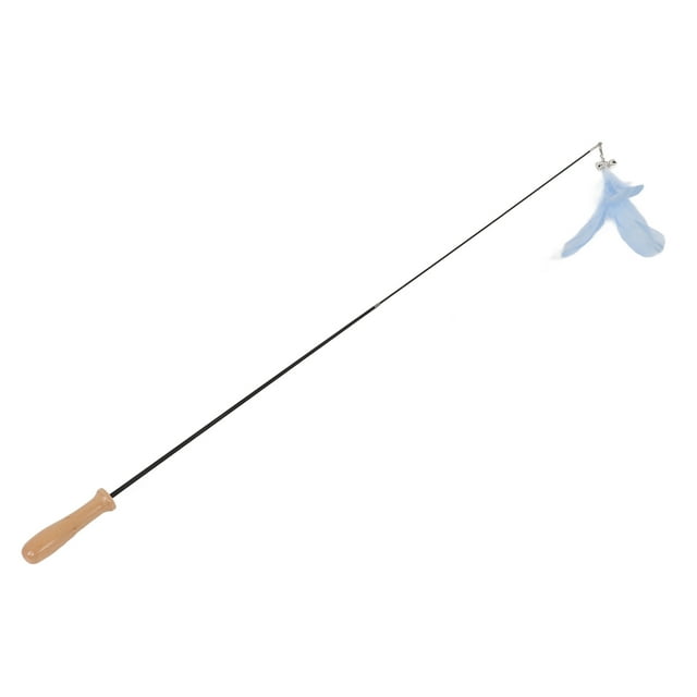 Funny Cat Stick Flexible Cat Feather Toy 81.5cm / 32in Natural For Indoor Cats ANGGREK Otros