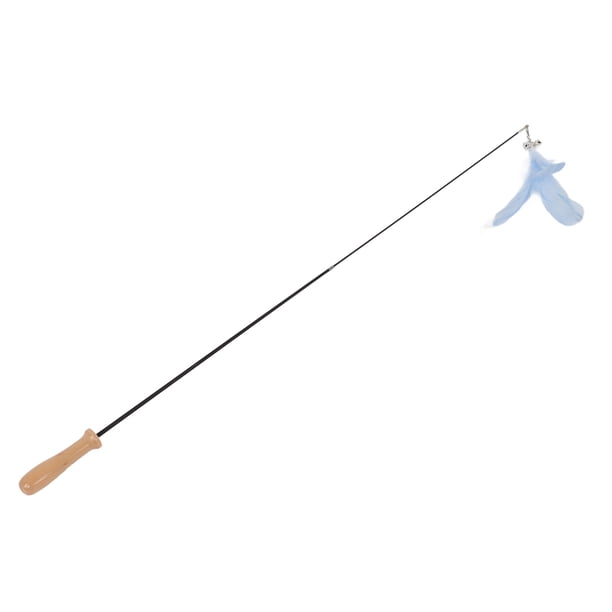 Funny Cat Stick Flexible Cat Feather Toy 81.5cm / 32in Natural For Indoor Cats ANGGREK Otros