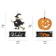 thumbnail image 2 of Bruja De Calabaza De Madera, Adorno Colgante, Arte De Pared Para Decoración De Halloween seitruly HA043585-01, 2 of 6