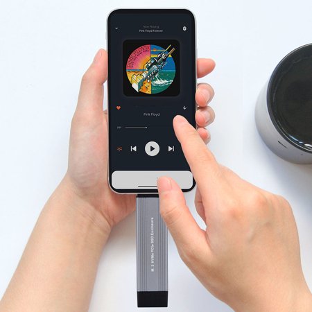 Dual USB Interface Drive Enclosure External 10gbps Drives For Plug And ...