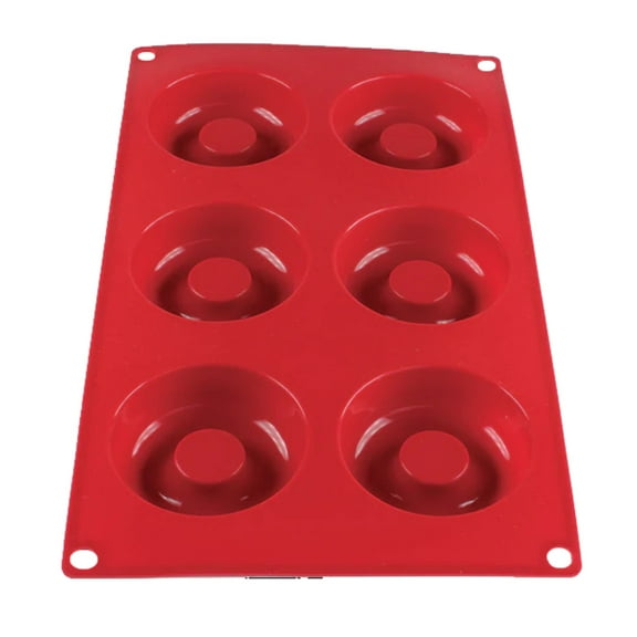 Excellante 2.1 Oz, Savarin High Heat Silicone Baking Mold, 6 Cavities, Comes In Each