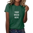 thumbnail image 2 of frariair ​Ladies Soft Jersey Crew Neck T-Shirt With Minimalist Design For Mother's Day Gifting And Family Reunion Outfits​ Army Green, 2 of 5