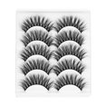 thumbnail image 2 of Fugacal Pesta?as postizas, 10 pares Pesta?as postizas suaves y reutilizables Extensión de engrosamiento natural Pesta?as postizas Set de pesta?as postizas adecuado para maquillaje diario(GL702) Fugacal No se aplica, 2 of 6