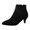 Black, variant on Kitten Heel Ankle Boots for Women Side Zipper Pointed Toe Elegant Evening Party Dress Booties Suede Short Chelsea Boots