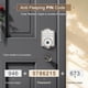 thumbnail image 5 of Cerradura de puerta con huella dactilar de 52 HZ, cerradura de puerta de entrada sin llave con código, guía de voz, teclado electrónico, cerraduras inteligentes para puerta principal, contraseña anti-, 5 of 5