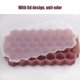 thumbnail image 4 of Cubo de hielo Molde suave silicona Molde de chocolate Bandeja Restaurante Hogar Frío Bebida DIY Accesorios para refrigerador Rosa 37 Cavidades Speravity HA012235-05, 4 of 7